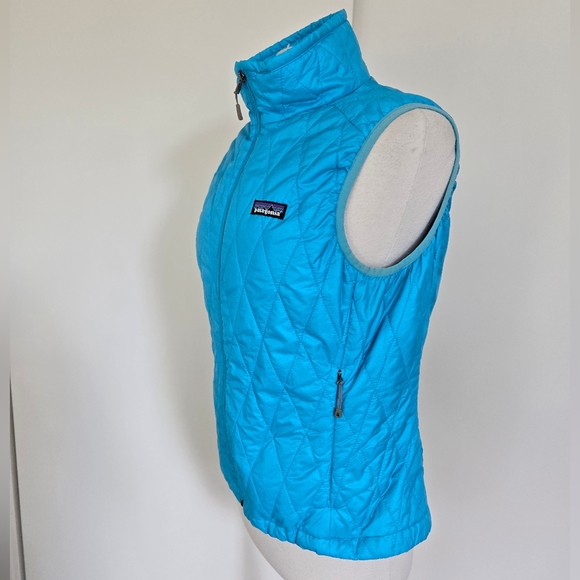 Patagonia  Blue Sky Nano Puff Quilted Lightweight Vest size Medium - Picture 2 of 16